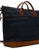 RRL RRL Indigo Denim & Leather Medium Dayton Tote - 3