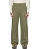RRL RRL Khaki Herringbone Utility Trousers - 1