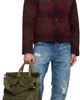 RRL RRL Khaki Nylon Utility Messenger Tote - 4