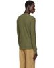 RRL RRL Khaki Waffle-Knit Henley - 3