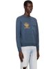 RRL RRL Navy Bonded Logo Sweatshirt - 2