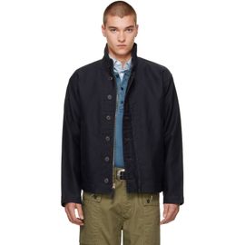RRL RRL Navy Corduroy Collar Jacket
