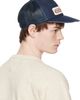 RRL RRL Navy Logo-Patch Indigo Denim Trucker Cap - 3