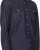 RRL RRL Navy Slim Fit Denim Western Shirt - 2