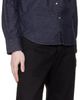 RRL RRL Navy Slim Fit Denim Western Shirt - 4