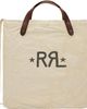 RRL RRL Off-White 'RRL' Ranch Logo Market Tote - 1