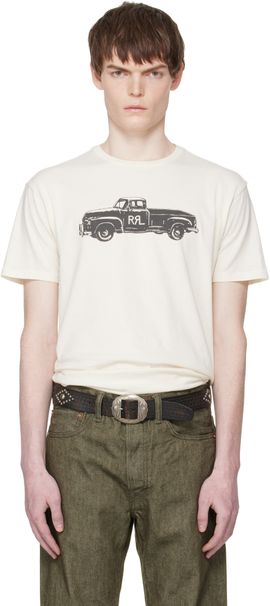RRL RRL Off-White Truck T-shirt