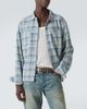 RRL RRL Plaid cotton and linen jersey shirt - 3