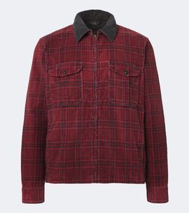 RRL RRL Plaid cotton corduroy overshirt