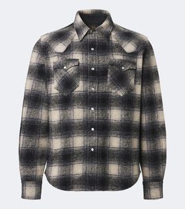 RRL RRL Plaid wool-blend flannel shirt