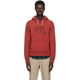 RRL RRL Red 'RRL' Ranch Logo Hoodie
