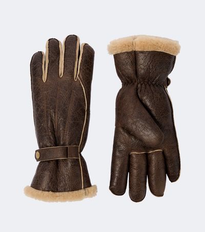RRL RRL Shearling-lined leather gloves