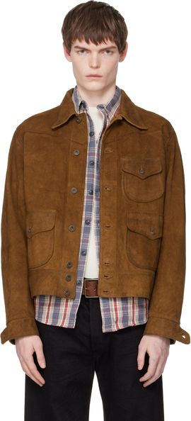 RRL RRL Tan Roughout Suede Jacket