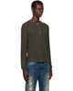 RRL RRL Taupe Waffle-Knit Henley - 2