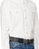 RRL RRL White Slim Fit Poplin Western Shirt - 2