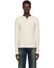 RRL RRL White Waffle-Knit Henley - 1