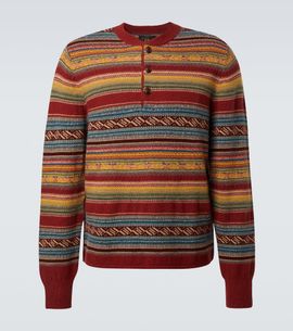 RRL RRL Wool-blend jacquard sweater