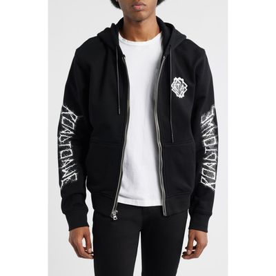 RtA RtA Floyd Black Metal Zip Hoodie