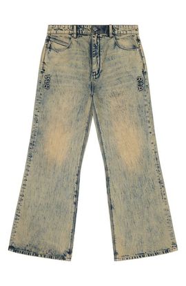 RtA RtA Hugh Wide Leg Flare Jeans