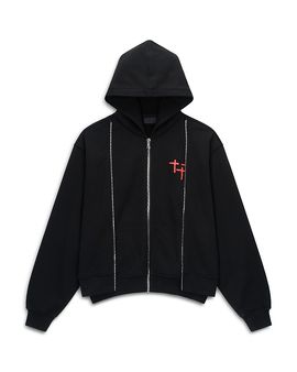 Rta RtA Layered Zip Hoodie