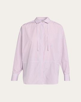 RUADH The Dune Striped Cotton Button-Down Shirt