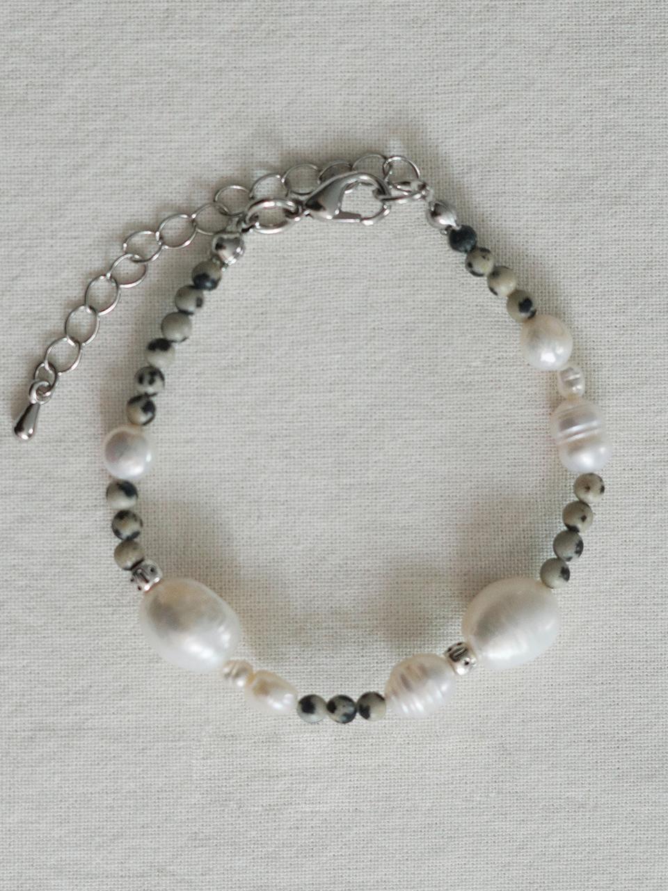 Rubati Dalmatian+Pearl (BRACELET.2)
