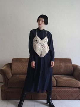 Rubati Handmade Crochet Tassel Vest