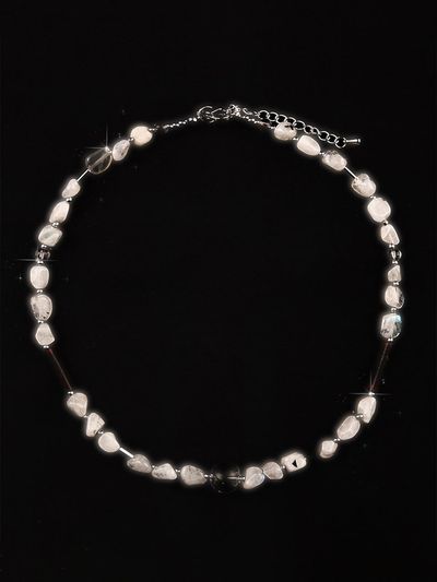 Rubati Necklace_MOONBEAM White Moonstone