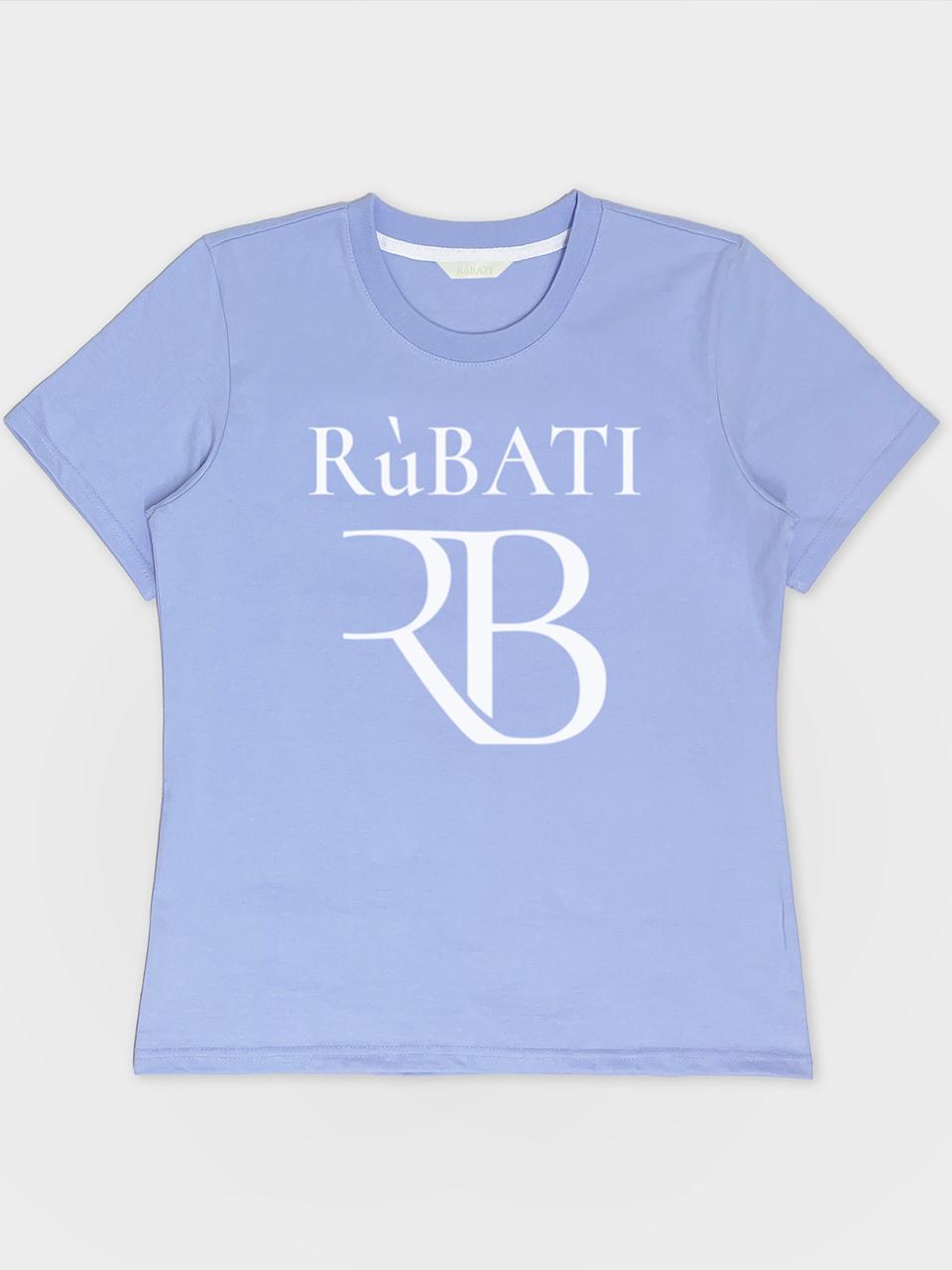 Rubati R.B Logo Tshirt_SERENITY BLUE