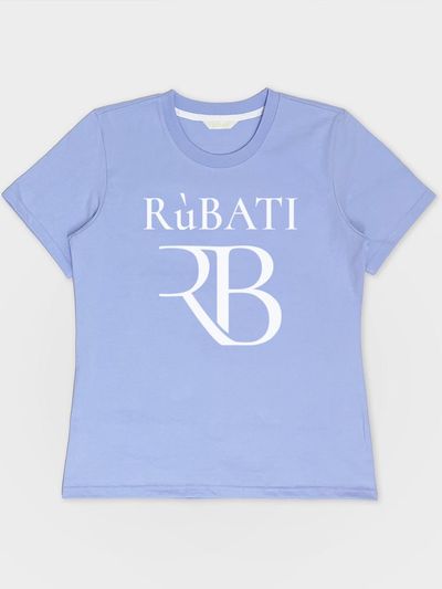 Rubati R.B Logo Tshirt_SERENITY BLUE