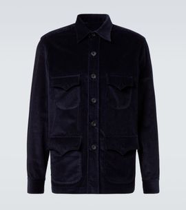 Rubinacci Rubinacci Cotton corduroy Western shirt