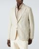 Rubinacci Rubinacci Herringbone wool, silk, and linen blazer - 3