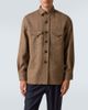 Rubinacci Rubinacci Herringbone wool Western shirt - 3