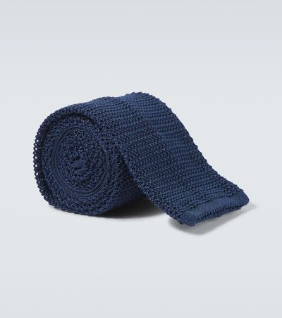 Rubinacci Rubinacci Knitted silk tie
