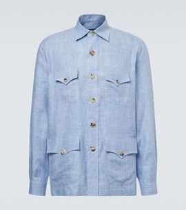 Rubinacci Rubinacci Linen field jacket