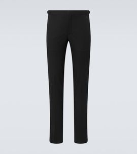 Rubinacci Rubinacci Luca wool tuxedo pants