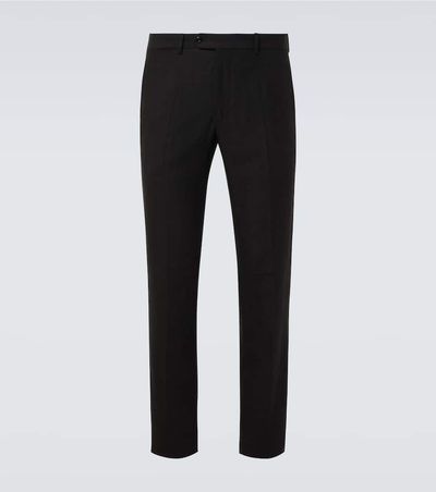 Rubinacci Rubinacci Modluca wool flannel straight pants