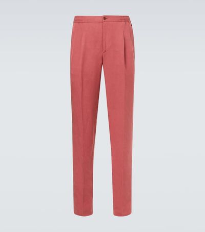 Rubinacci Rubinacci Pleated tapered pants