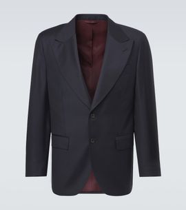 Rubinacci Rubinacci Single-breasted virgin wool blazer