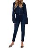 Rudes Denim Rudes Denim High Rise George Slim Skinny Jeans in Medium Blue - 2