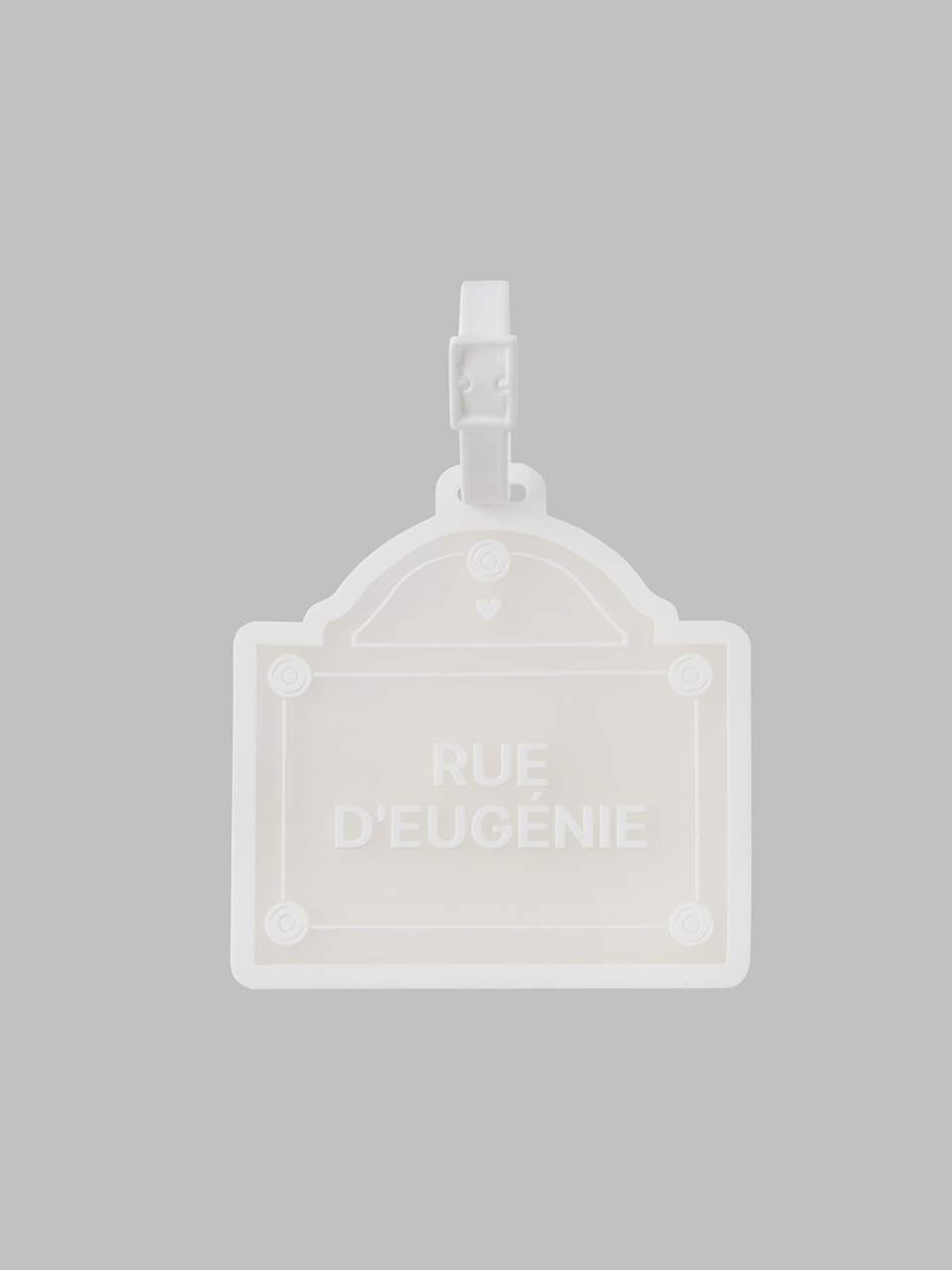 RUE D’EUGENIE Eugenie Charm Tag (Clear)