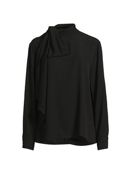 Rue Sophie Women's Elea Silk Tieneck Top