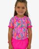 RuffleButts RuffleButts Baby Girls Short Sleeve Ruffle UPF50+ Rash Guard Skirted 2-Piece - 3