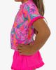 RuffleButts RuffleButts Baby Girls Short Sleeve Ruffle UPF50+ Rash Guard Skirted 2-Piece - 4