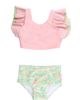 RuffleButts RuffleButts Baby Girls UPF50+ Butterfly Tankini - 1