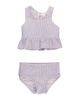 RuffleButts RuffleButts Baby Girls UPF50+ Seersucker Peplum Tankini - 1