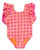 RuffleButts RuffleButts Baby/Toddler Girls UPF50+ Sun Protected Butterfly One Piece - 1