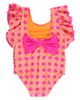 RuffleButts RuffleButts Baby/Toddler Girls UPF50+ Sun Protected Butterfly One Piece - 2