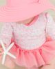 RuffleButts RuffleButts By the Sea Long Sleeve Skirted One-Piece Swimsuit - 3