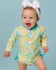 RuffleButts RuffleButts Care Bears Long Sleeve One Piece Rash Guard Swimsuit, With Signature Rear Ruffles (baby, Toddler) - 3